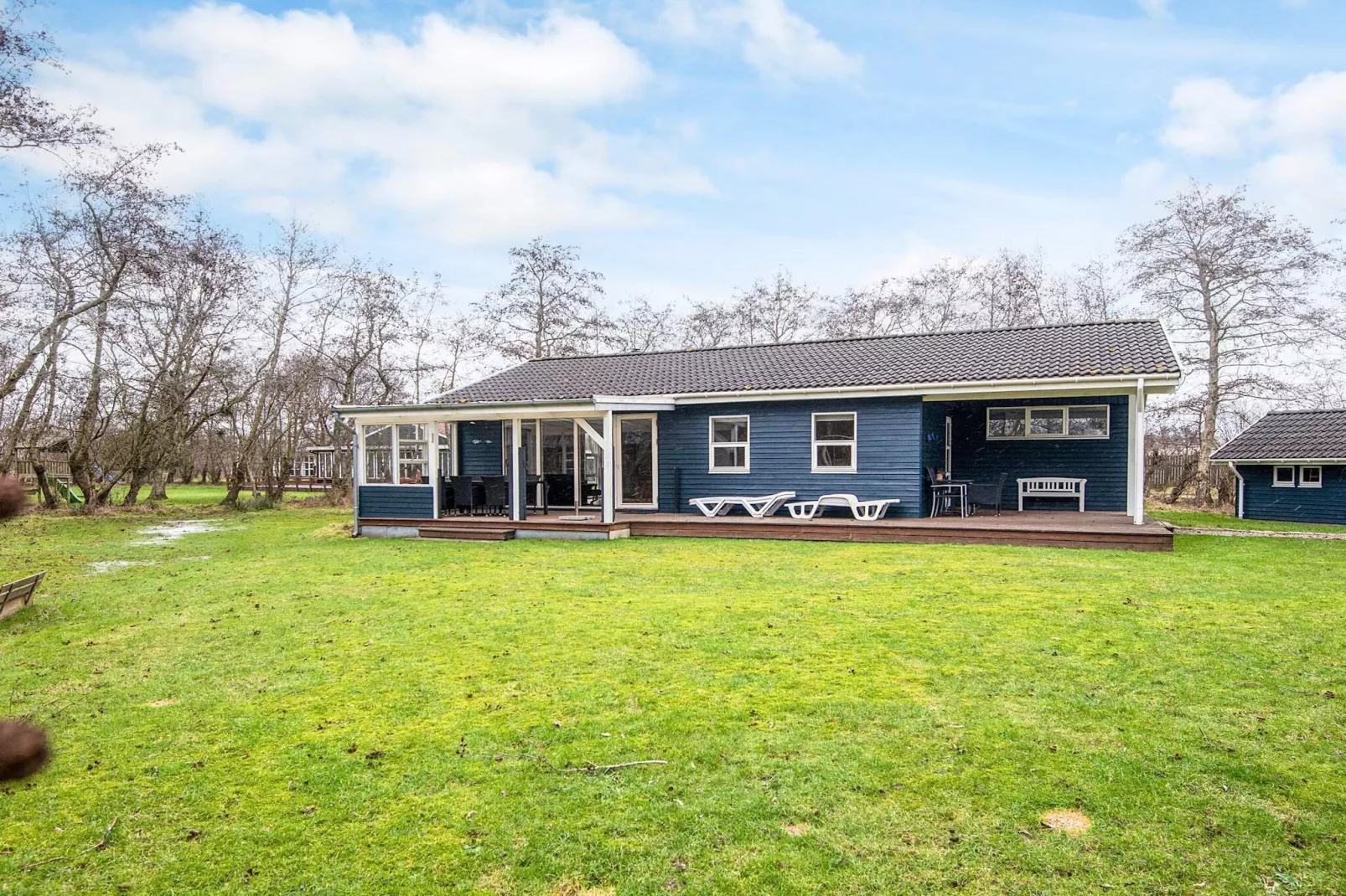 Rustige Oase in Rindby - Uitzicht