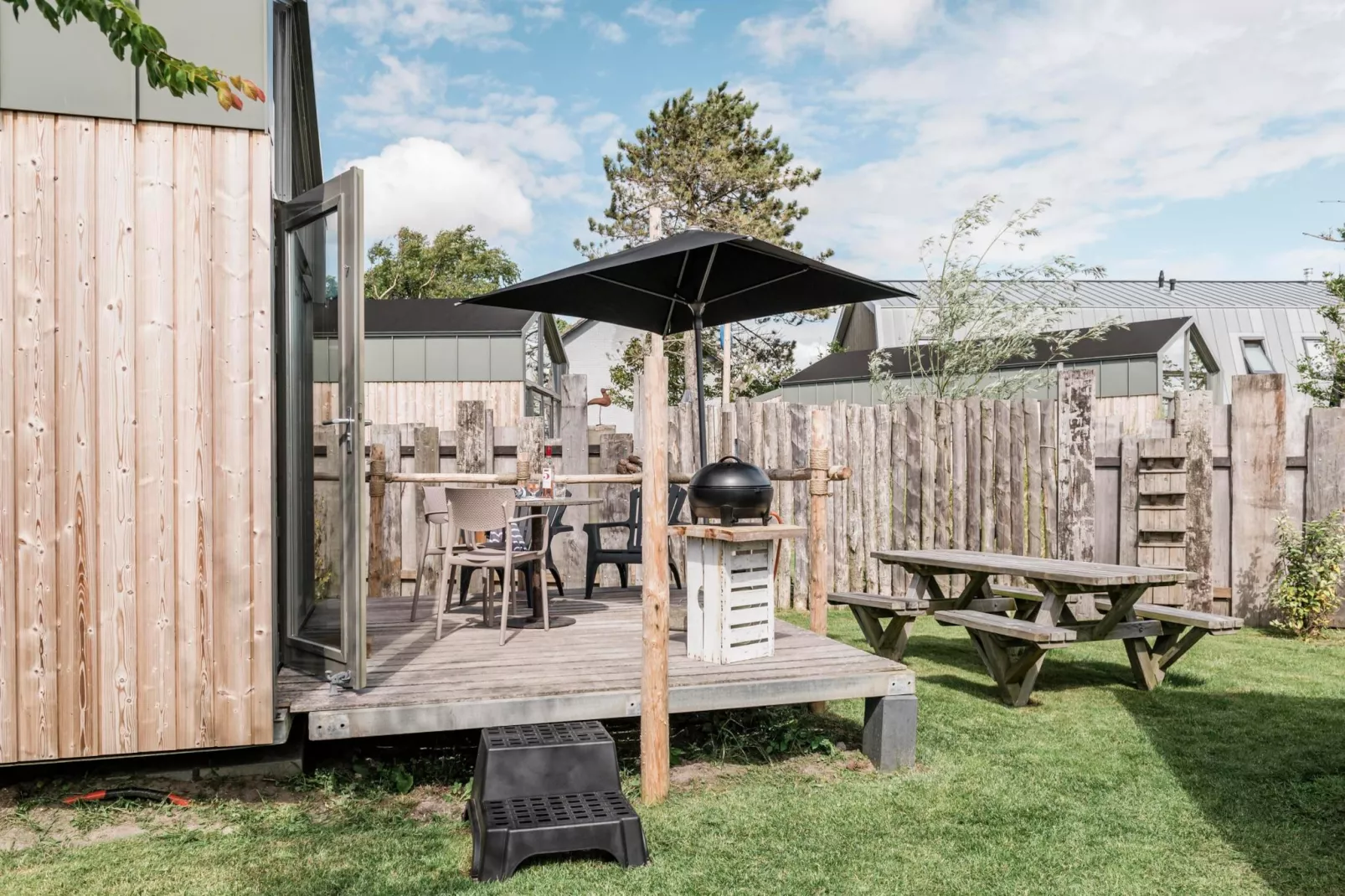 Reddingshuisje - Duynpark-Buitenkant zomer