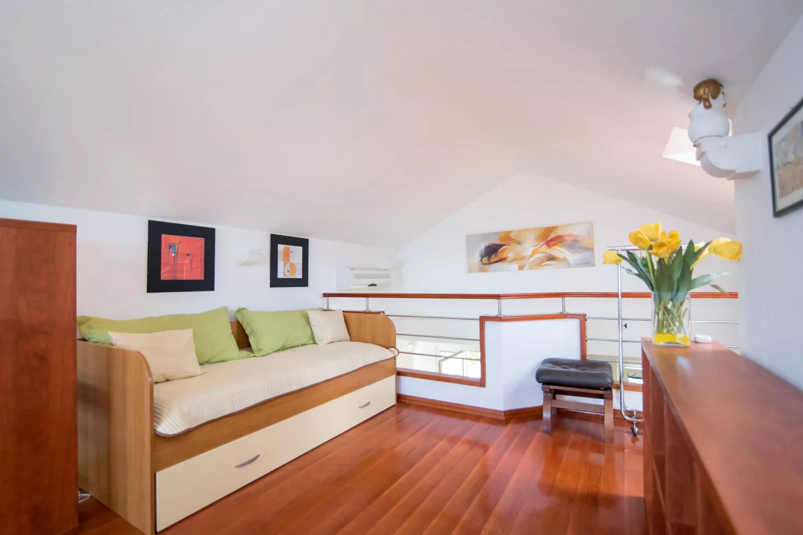 Apartments Vrandecic - One Bedroom Apartment with Gallery Room and Garden Terrace (LORETA) (ST)