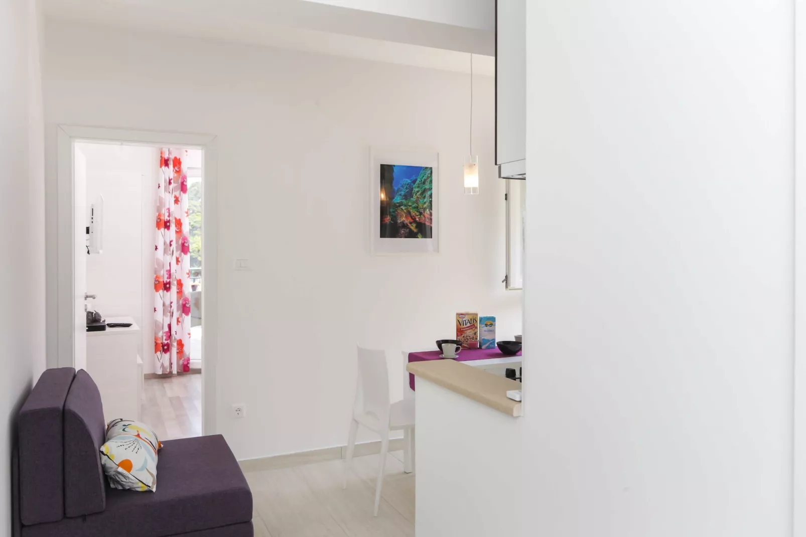 Apartments Posta - One-Bedroom Apartment with Terrace and Sea View - Apartman 5