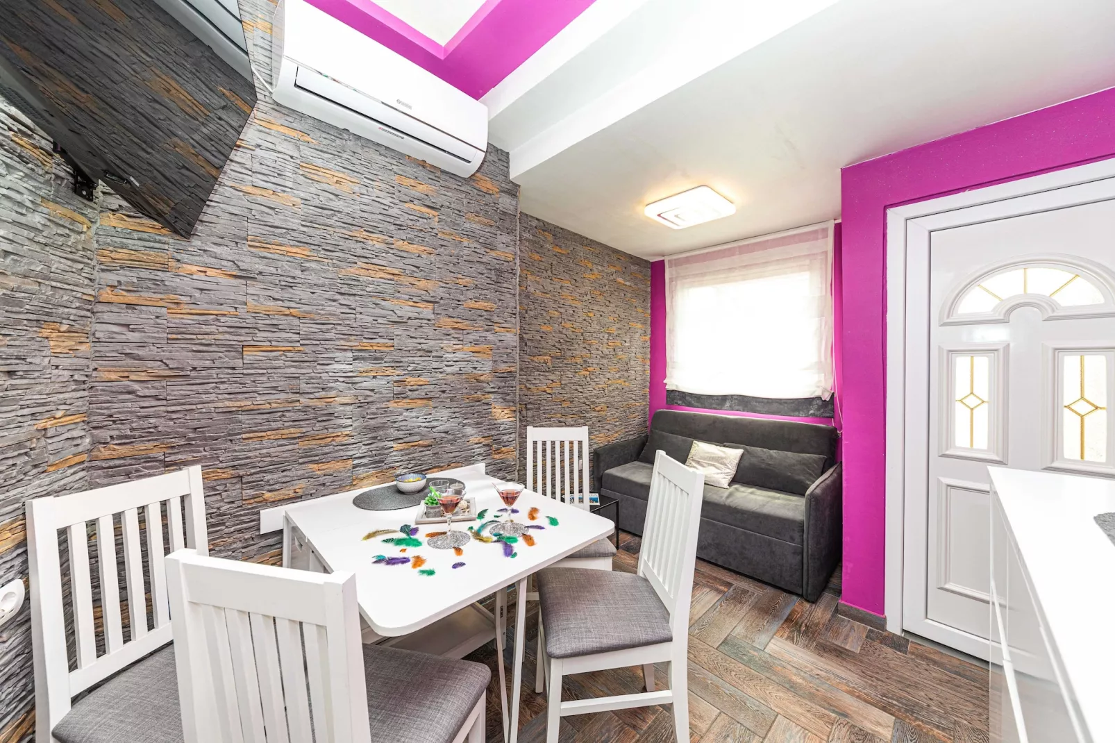 Apartments Keka - Studio Apartment-Woonkamer