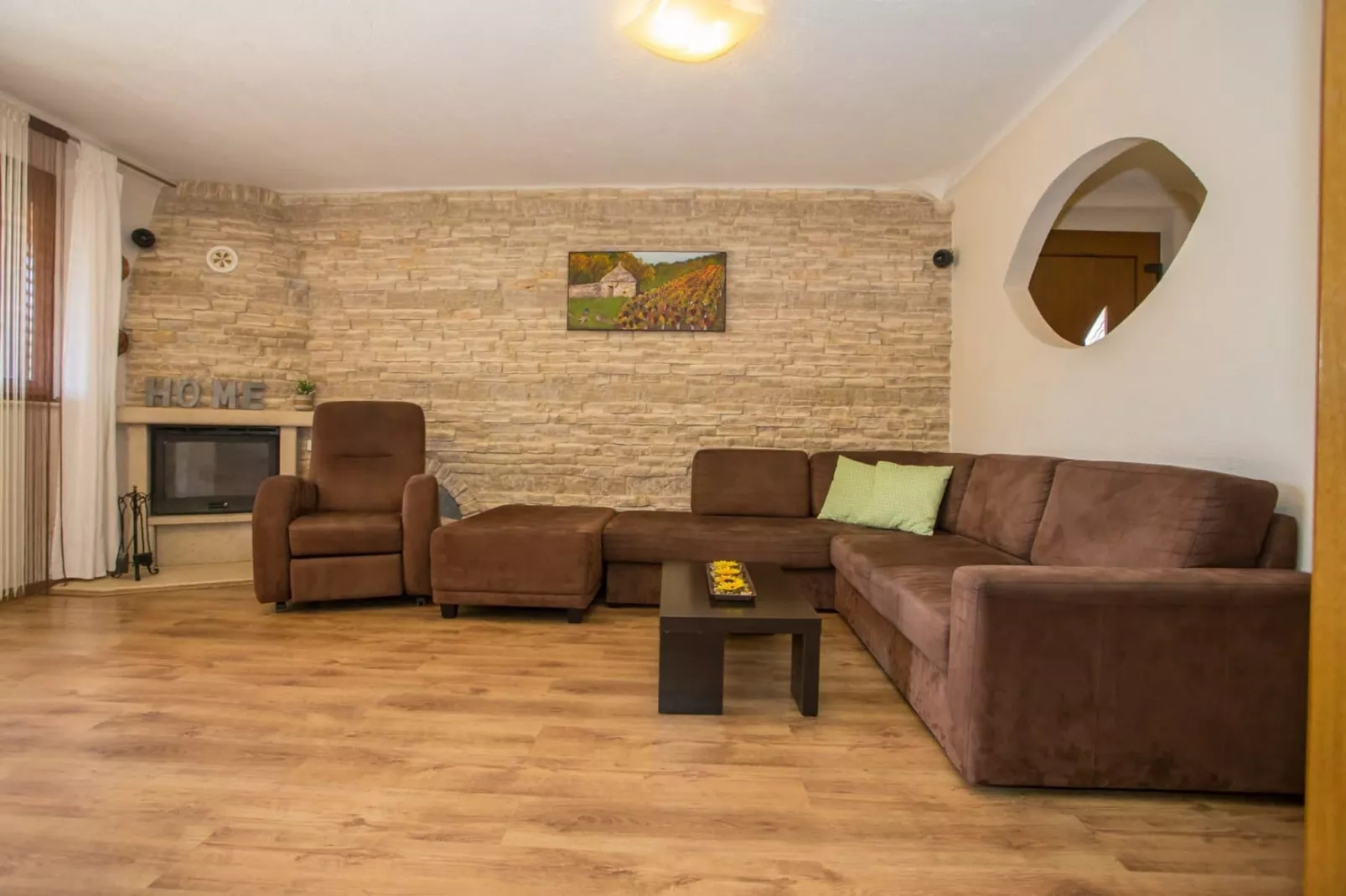 Apartments Andre Poreč - Two Bedroom Apartment with Terrace and Pool (Andre)-Woonkamer