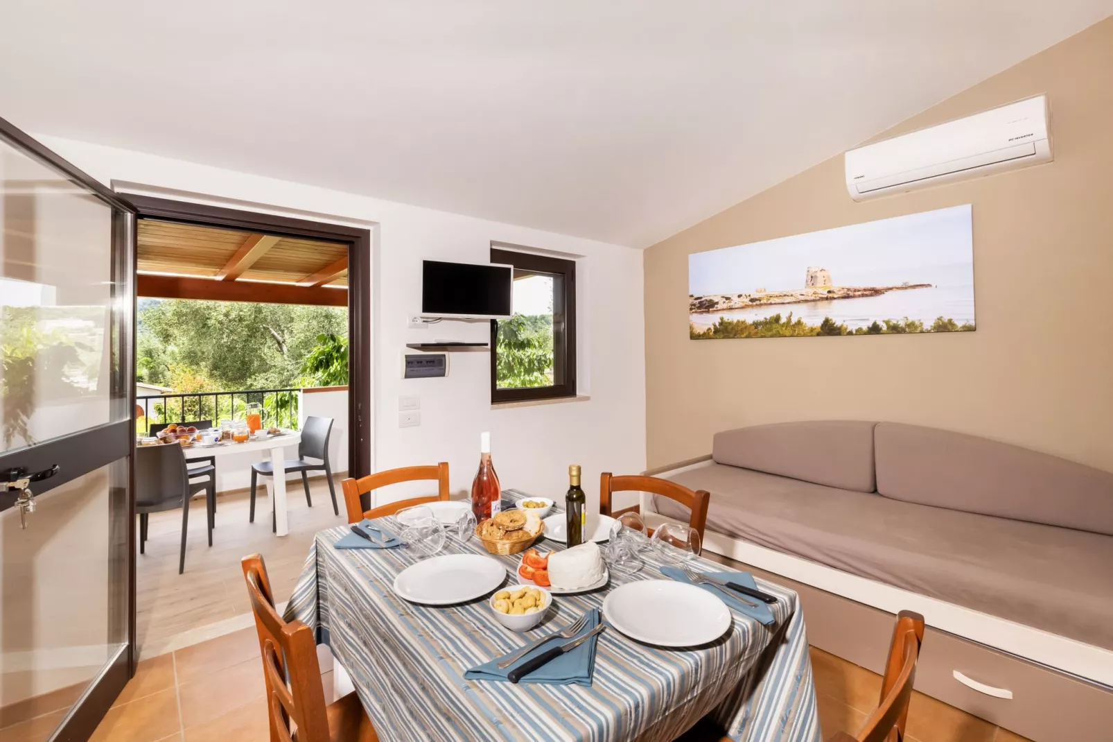 I Tesori del Sud - App 2-roomed - 2/3 pax first floor-Woonkamer