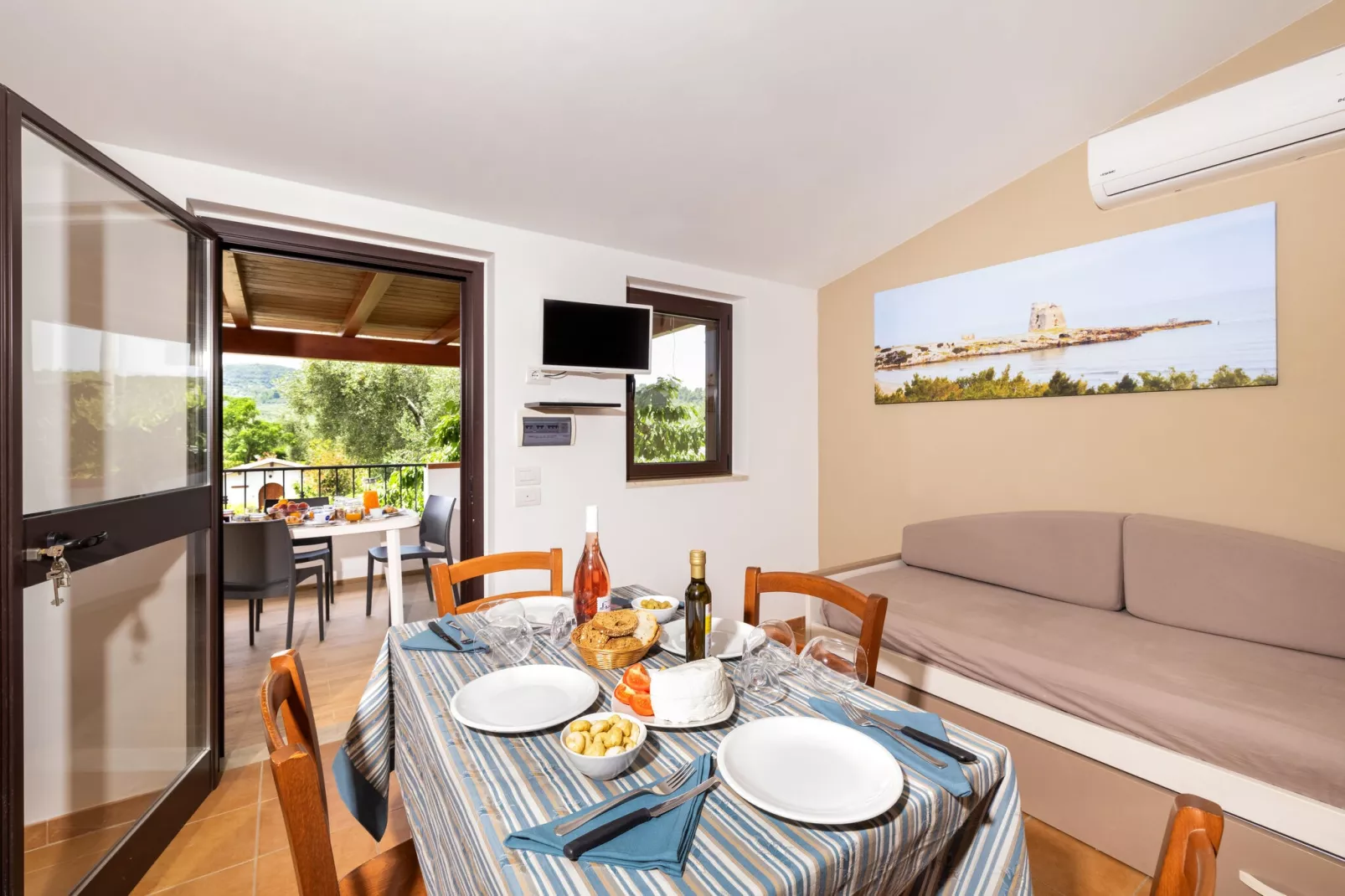 I Tesori del Sud - App 2-roomed - 2/3 pax first floor-Woonkamer