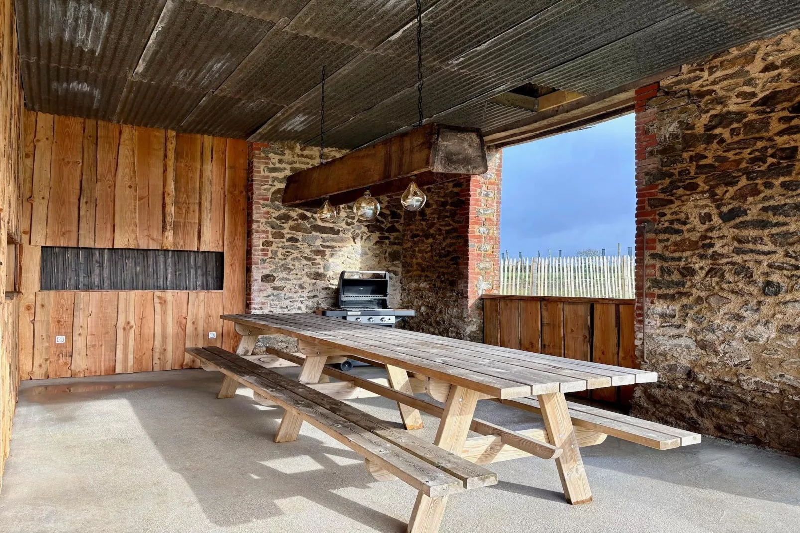 Joli gîte à Corseul-Tuin winter