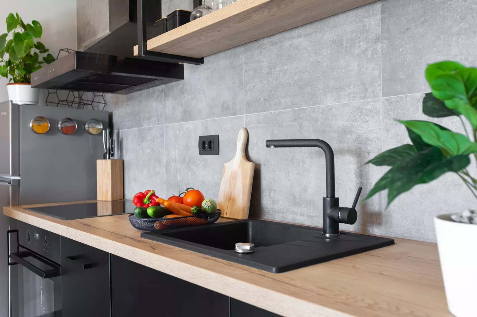 Holiday Home Diana - Five Bedroom House with Terrace and Sea View-Keuken