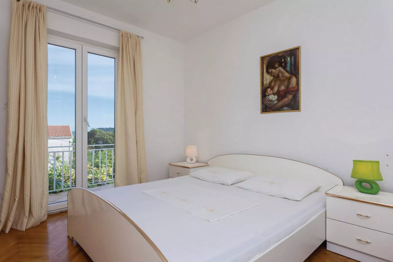 Apartments Ankora - Three bedroom apartment with terrace and sea view-Slaapkamer