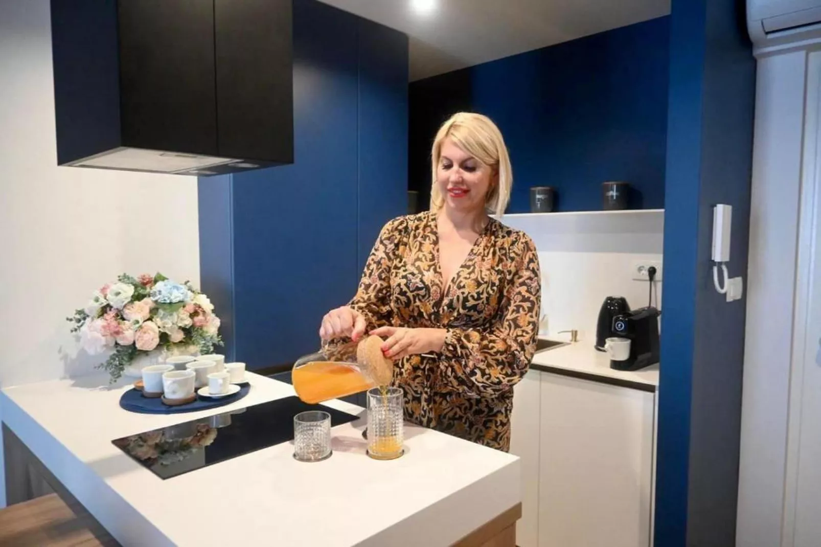 Boutique Apartment Petra - One Bedroom Apartment with Balcony-Keuken