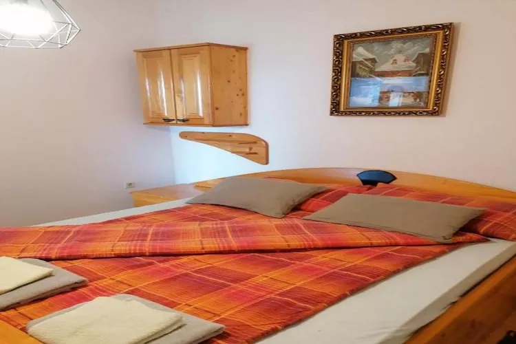 House Panorama - One Bedroom Apartment with Terrace and Sea View (Cezar)-Slaapkamer