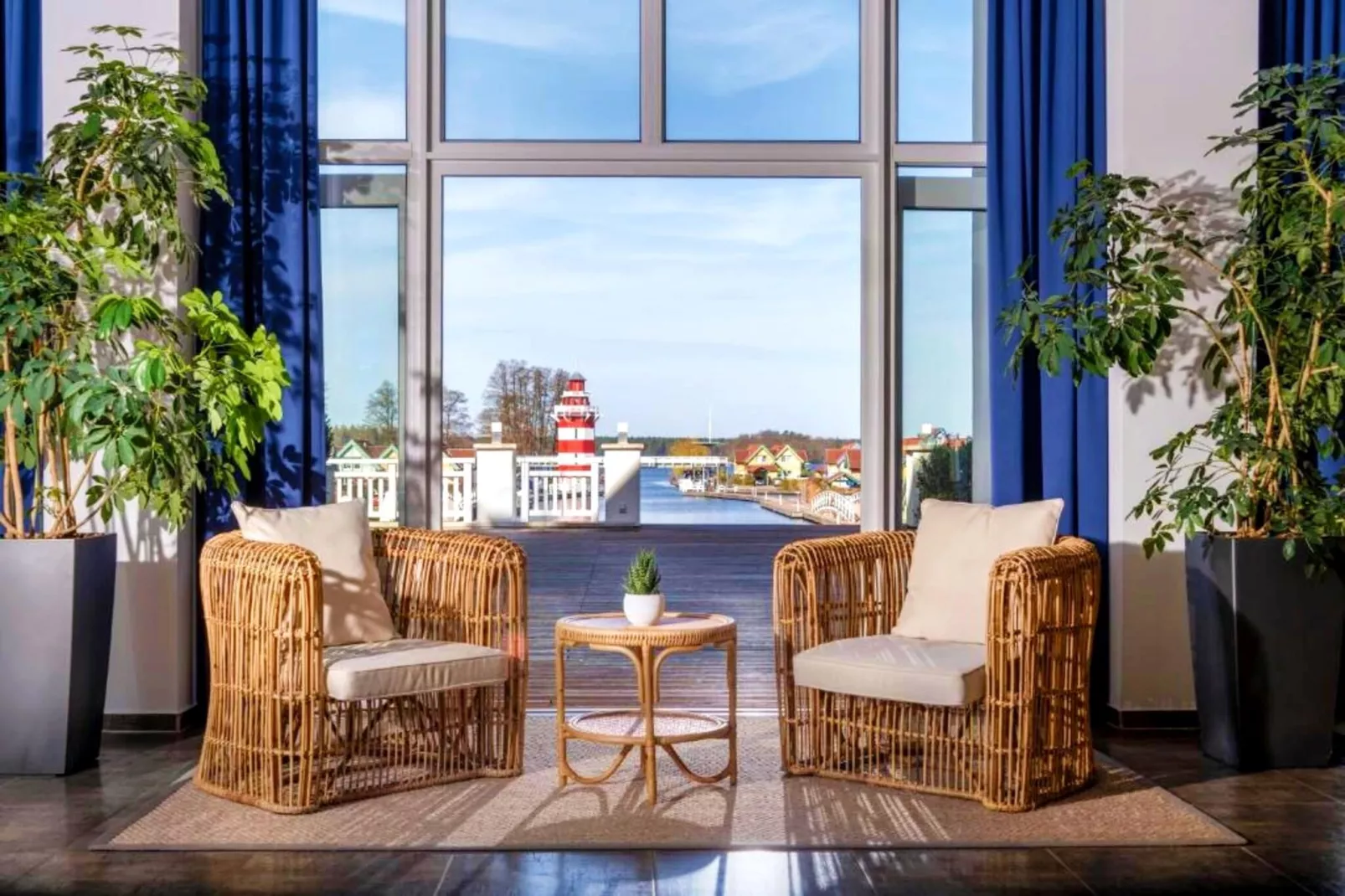 Hafendorf Classic Double Room with view-Hal-ontvangst