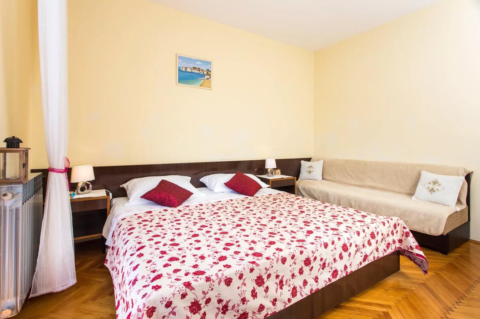 Villa Malfi - One-Bedroom Apartment with Sea View (A5)-Slaapkamer