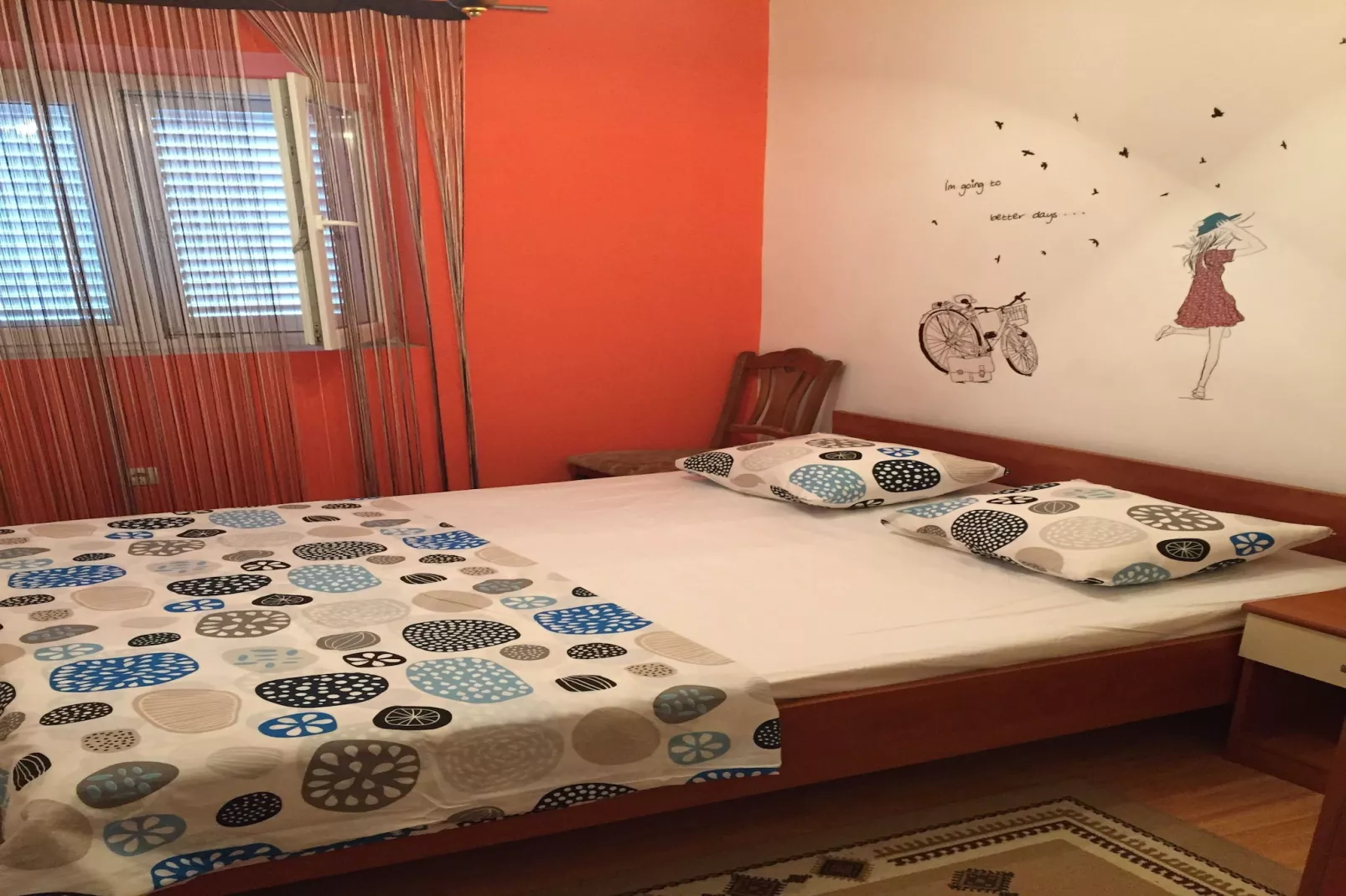 Apartments Roko (ST) - Economy One Bedroom Apartment with Shared Terrace (A2)-Slaapkamer