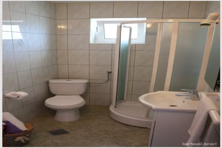 Apartments Juras - Studio Apartment with Sea View (Marija)-Badkamer