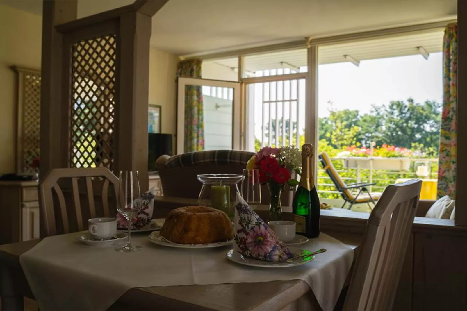 Haus am Kurpark - Fewo-Woonkamer