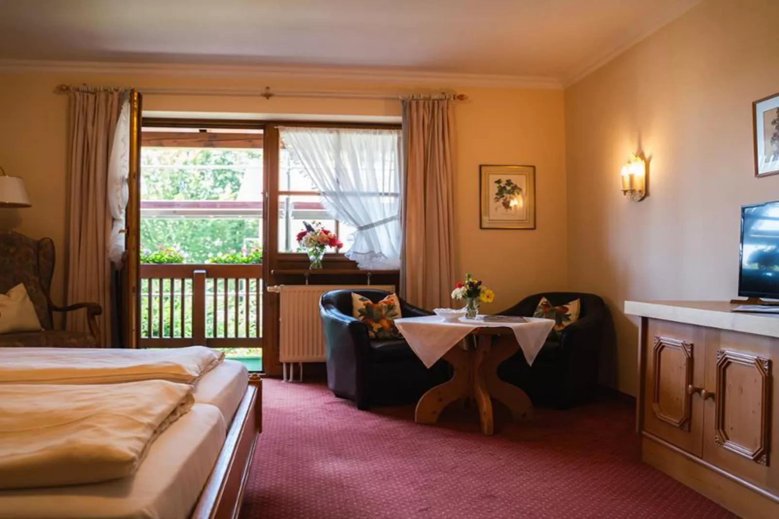 Sammareier Gutshof - Fewo 55qm 1OG-Woonkamer