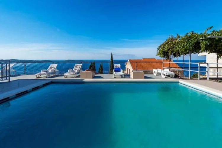 Apartments Klis -Studio Apartment with Terrace - 2 (B) - Zwembad