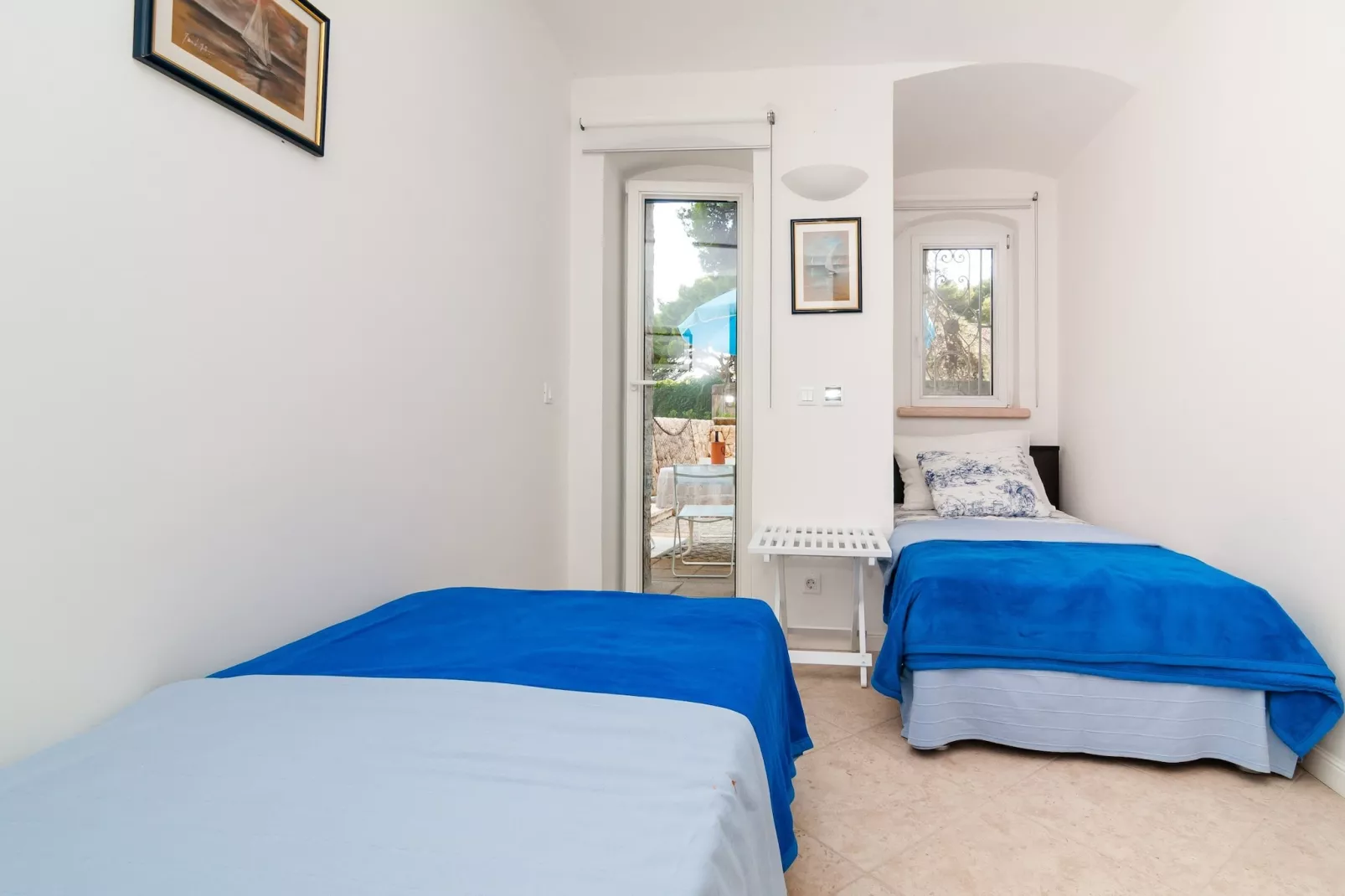 Apartments Carmen & Tosca - Two-Bedroom Apartment with Terrace-Slaapkamer