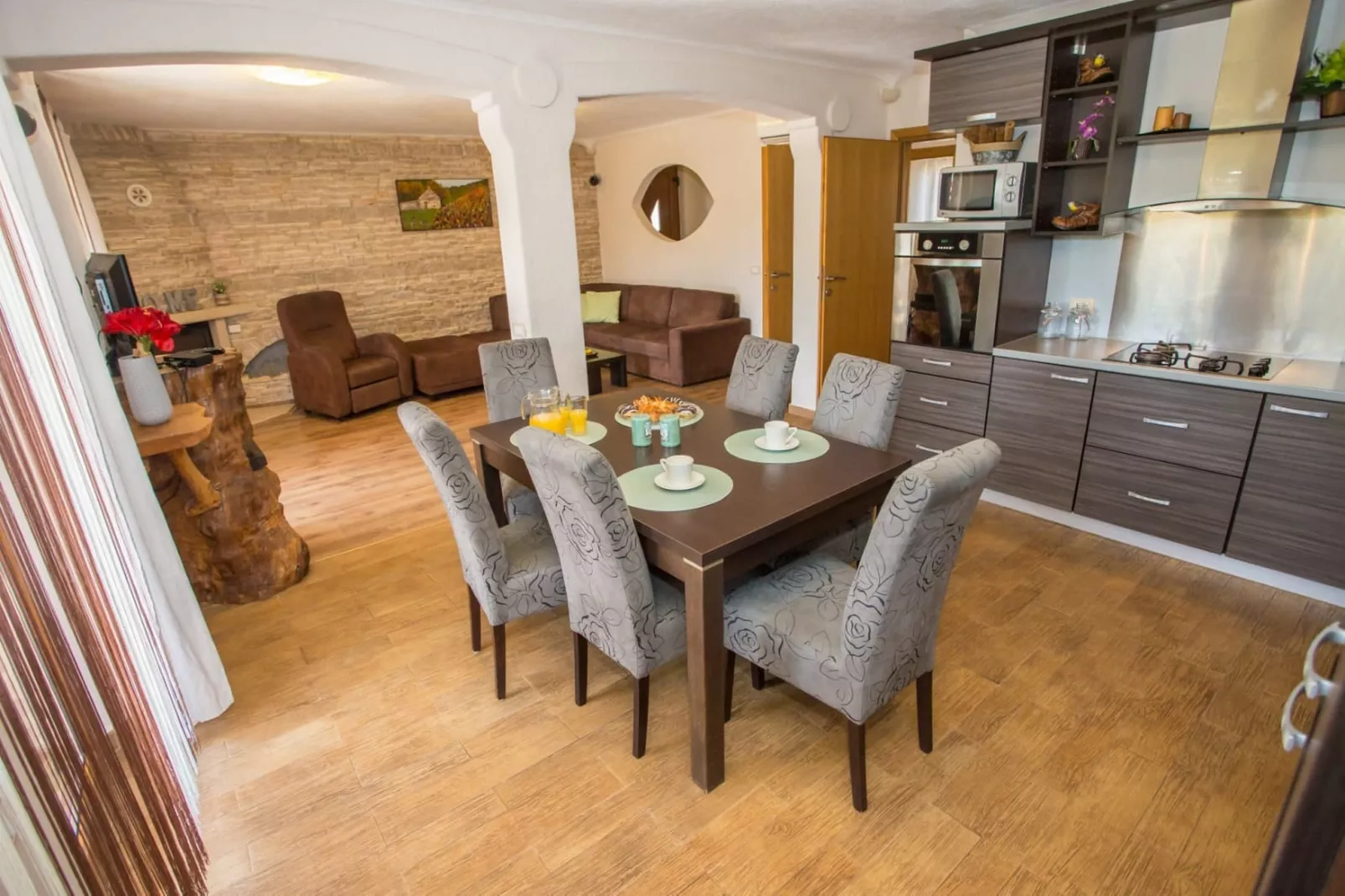 Apartments Andre Poreč - Two Bedroom Apartment with Terrace and Pool (Andre)-Keuken