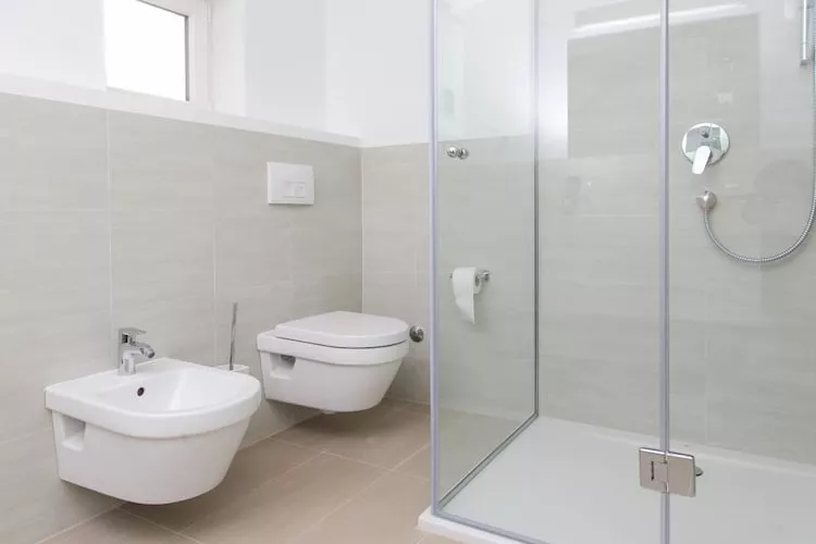 Apartments Kula - Three Bedroom Apartment with Balcony and Sea View-B5-Badkamer