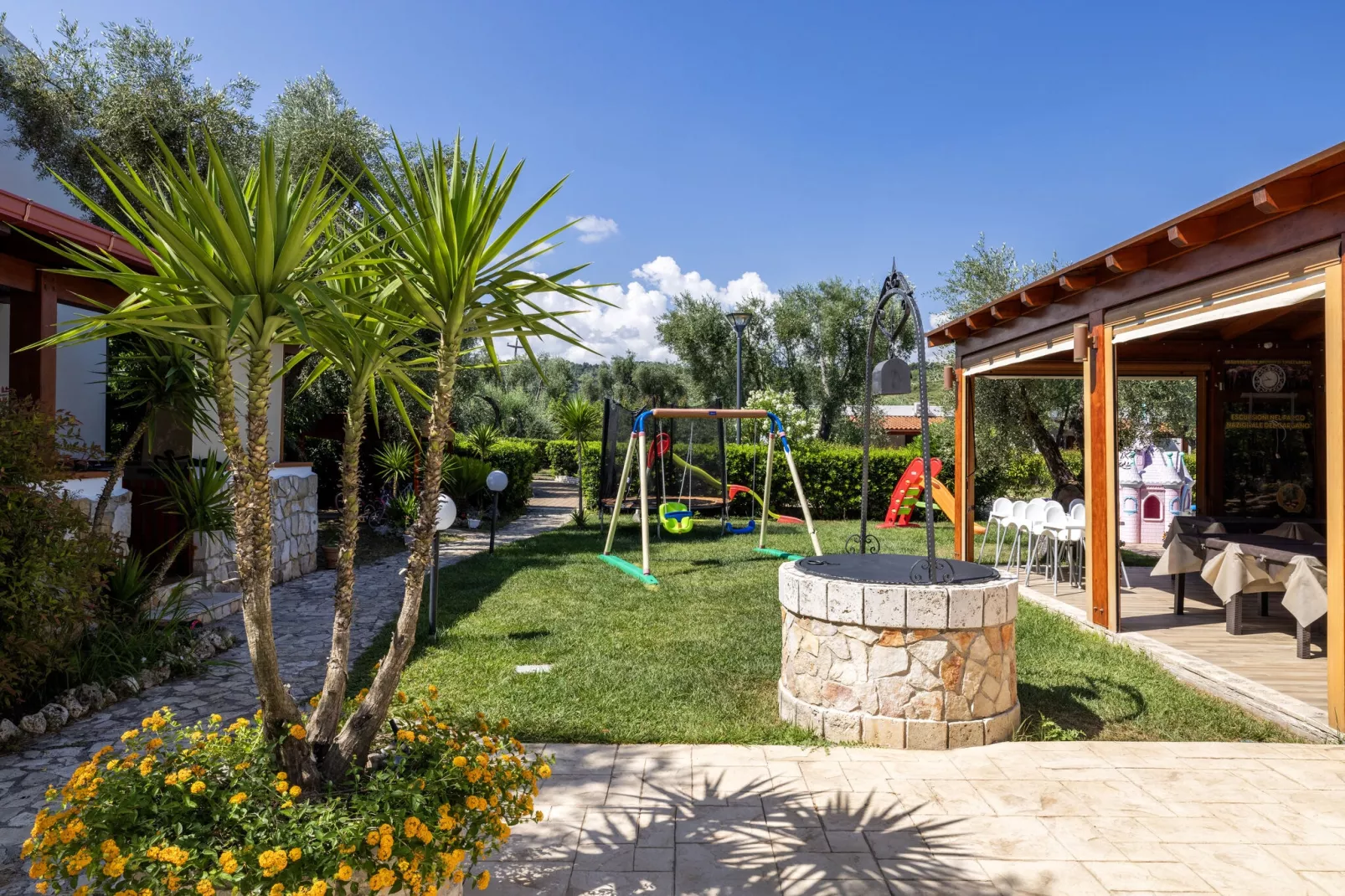 I Tesori del Sud - App semi-detached villa - 5/6 pax-Tuinen zomer
