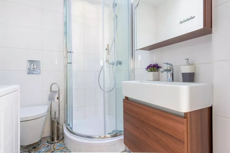 Apartments Arla Exclusive - Deluxe One Bedroom Apartment with Balcony and Sea View-Badkamer