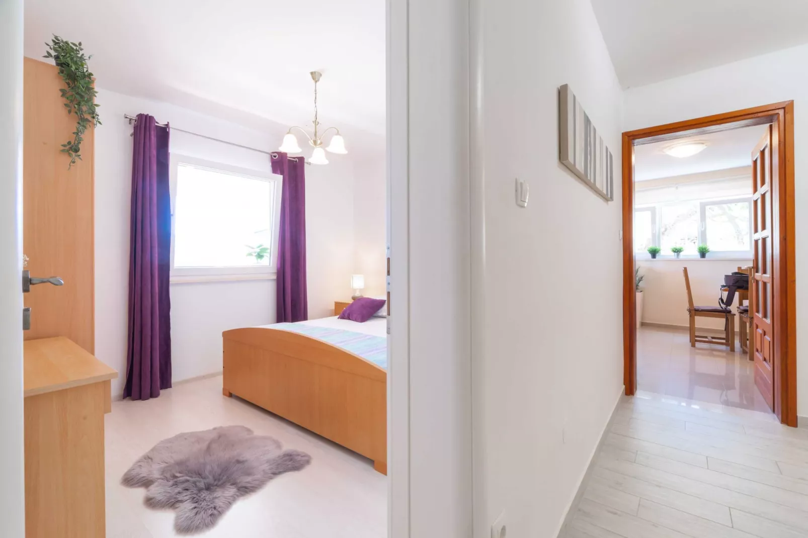 Holiday Home Diana - Five Bedroom House with Terrace and Sea View-Slaapkamer