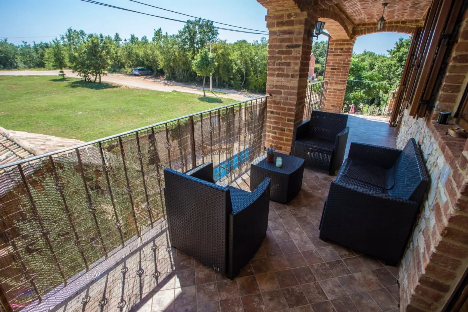 Apartments Andre Poreč - Two bedroom Apartment with Balcony and Pool (Emma)-Terrasbalkon