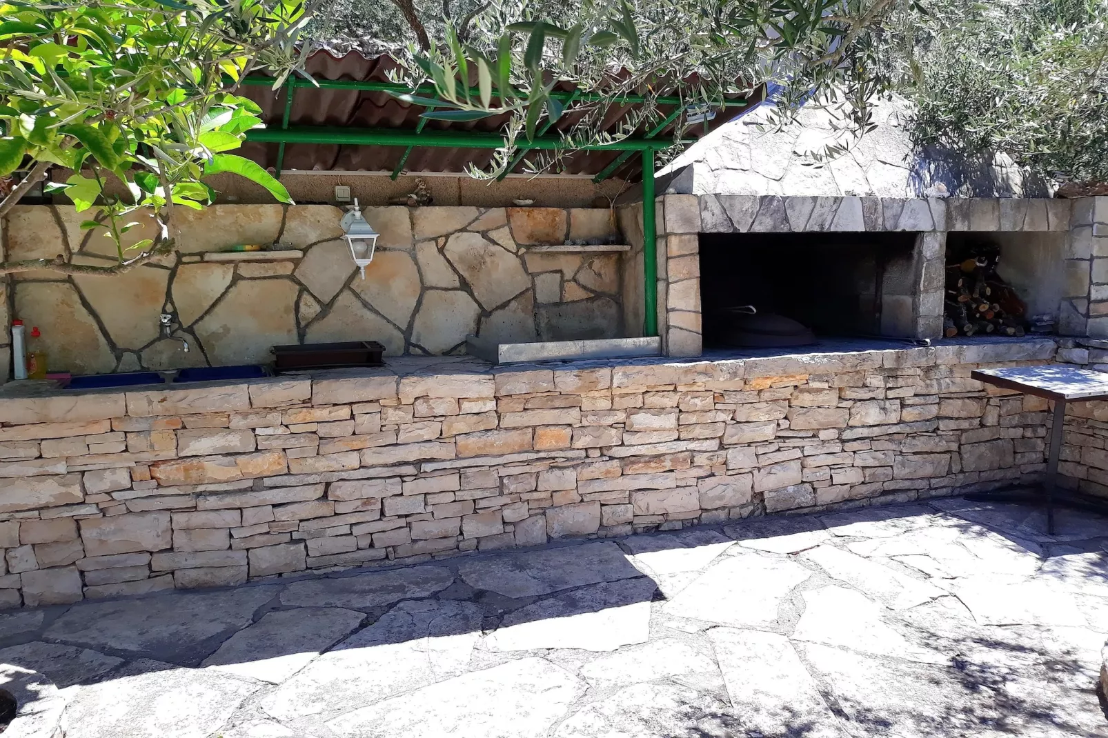 Stone House Oreb - Two Bedroom Holiday Home with Sea View-Terras