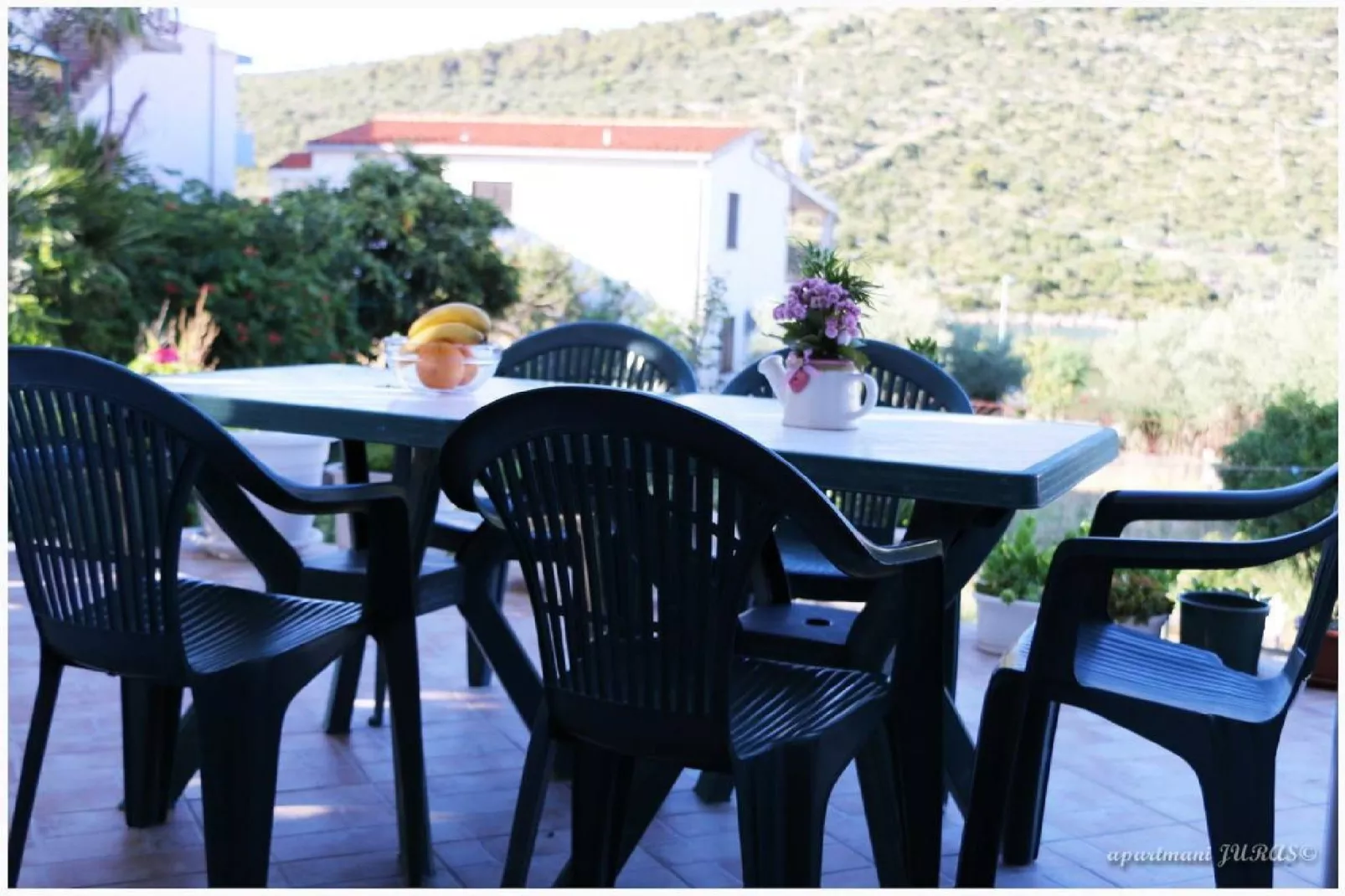 Apartments Juras - Two Bedroom Apartment with Terrace and sea view (Antonio)-Terras