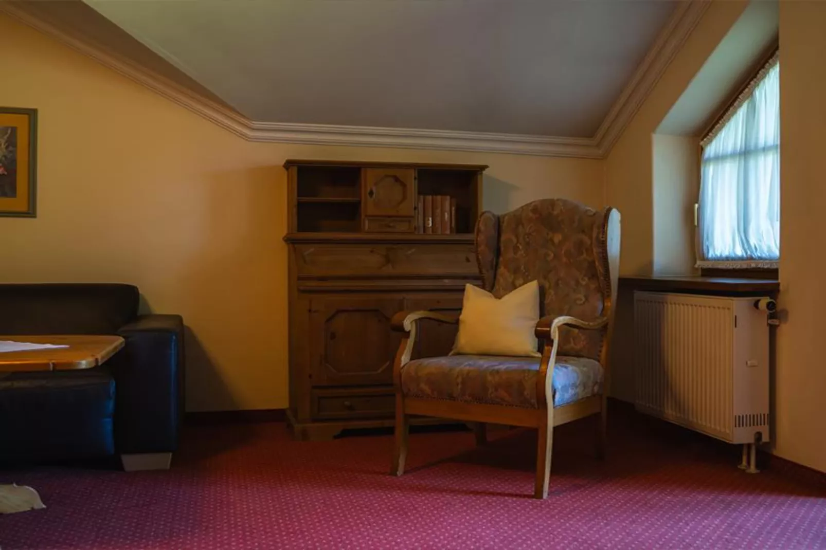 Sammareier Gutshof - Seniorsuite 70qm DG-Woonkamer