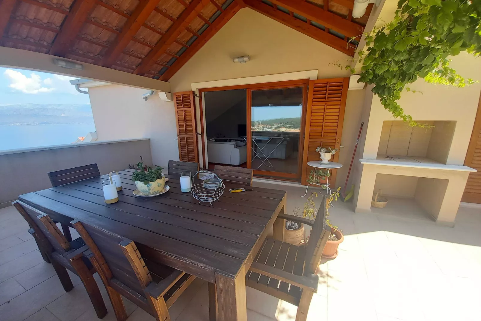 Apartment Iggy - Three Bedroom Apartment with Sea View and Terrace (A9) (ST)-Terras