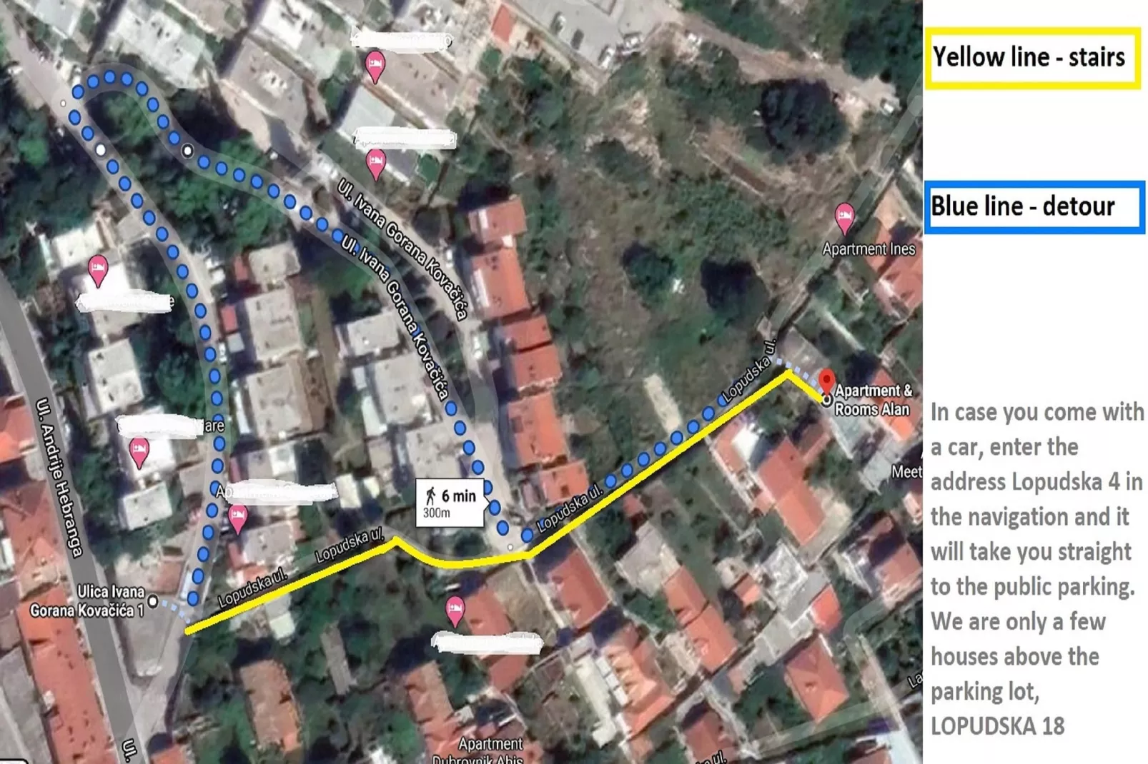 Apartment & Rooms Alan - One Bedroom Apartment with Balcony and Sea View-Uitzicht