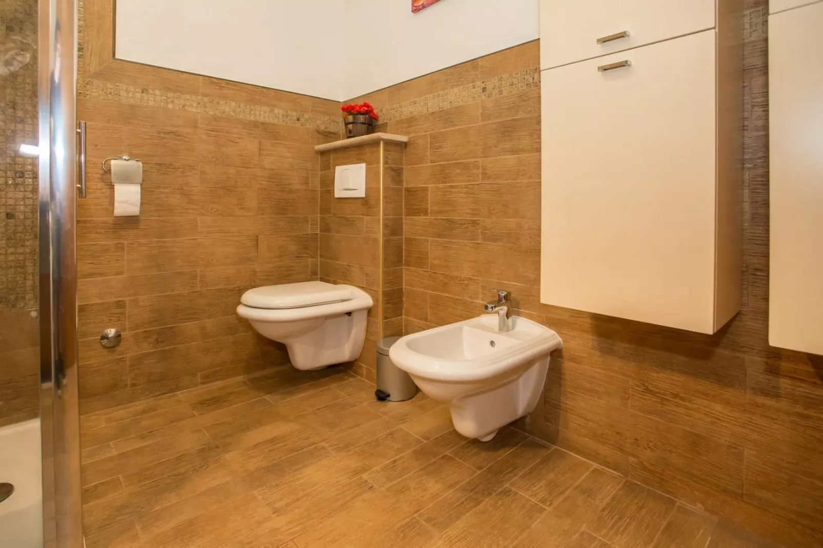 Apartments Andre Poreč - Two Bedroom Apartment with Terrace and Pool (Andre)-Badkamer