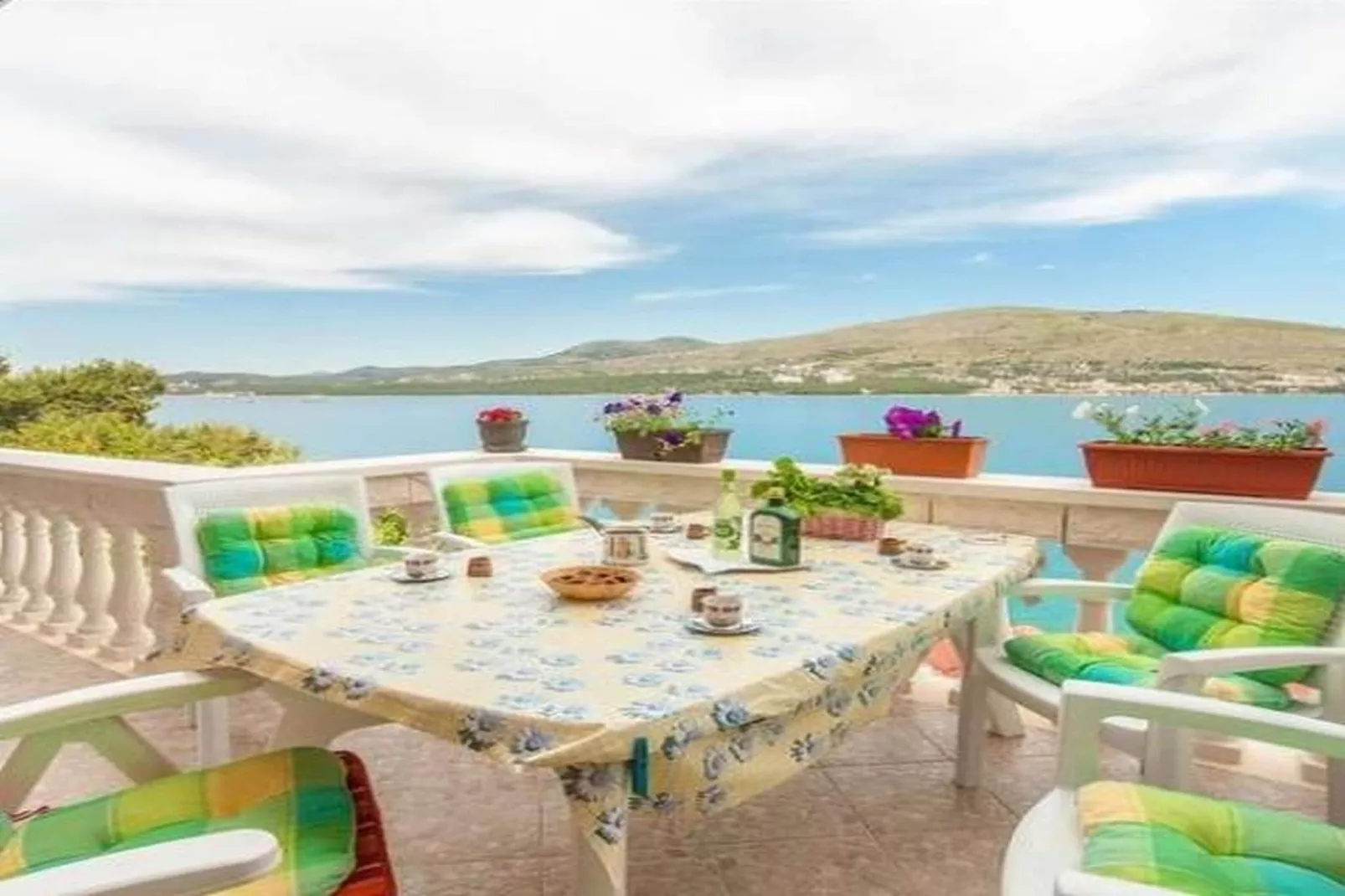 Apartments Marko - Three Bedroom Apartment with Terrace and Sea View (A6)-Terras