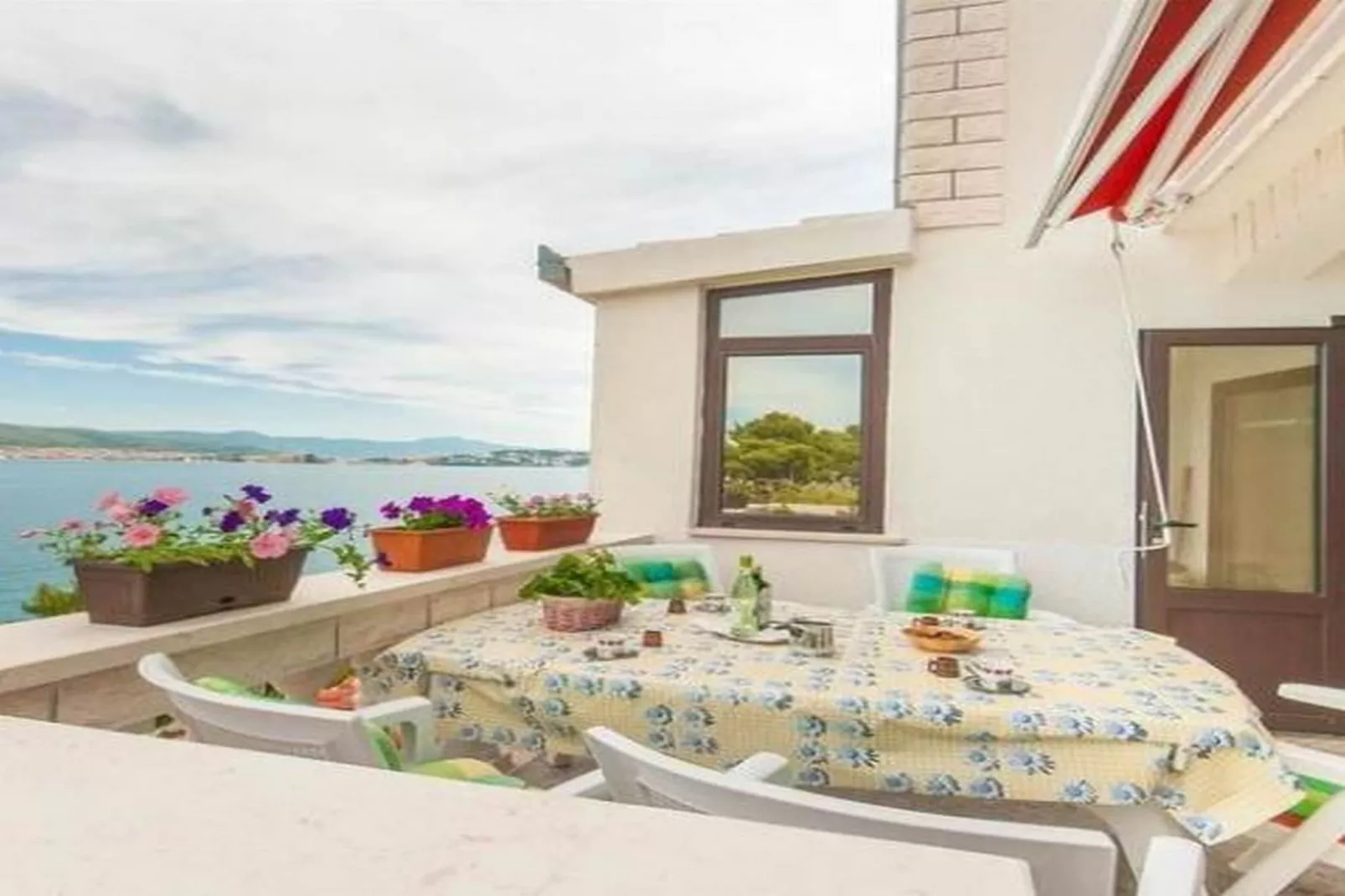 Apartments Marko - Three Bedroom Apartment with Terrace and Sea View (A6)-Terras
