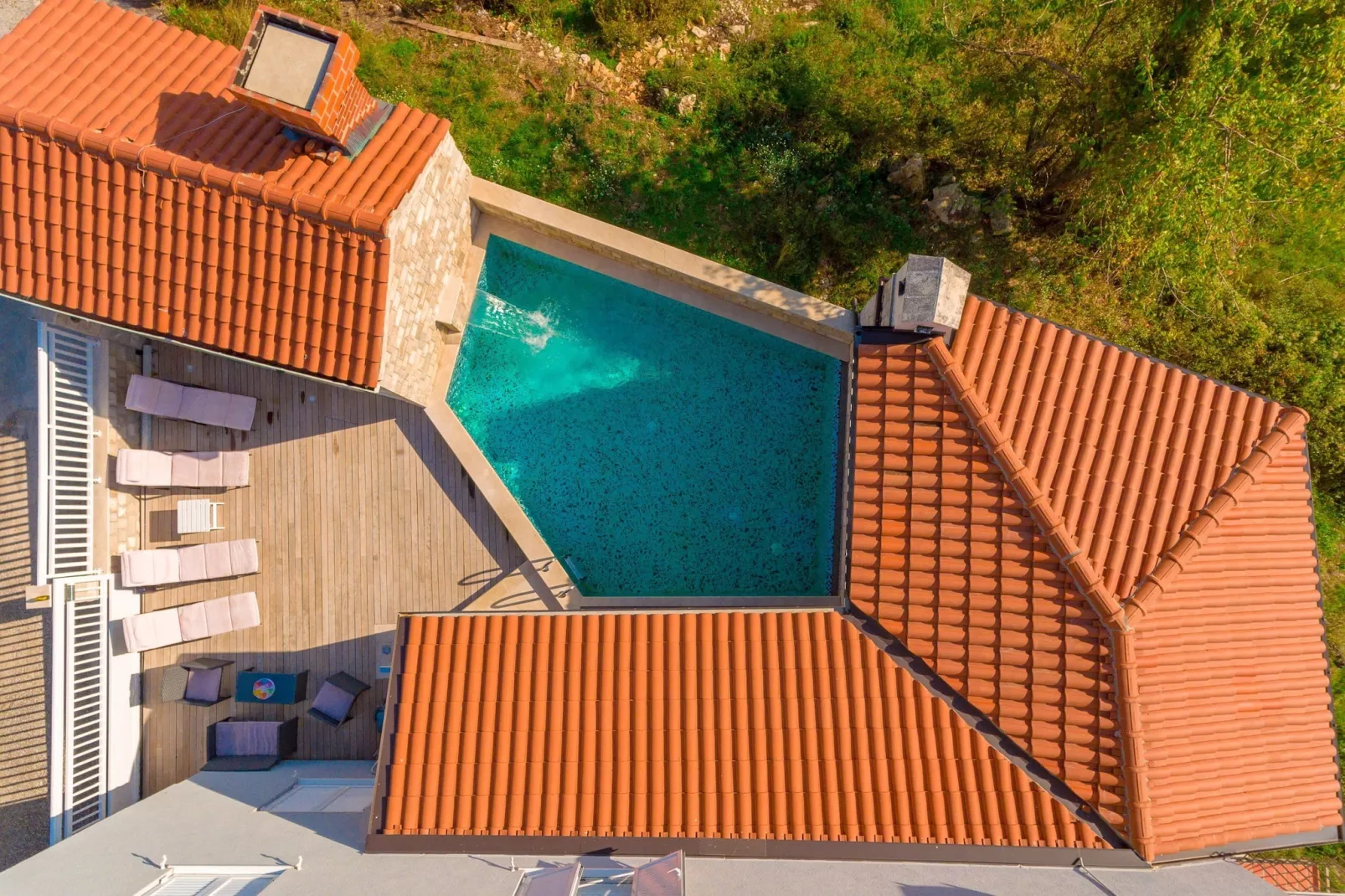 Holiday Home Trojković- Four Bedroom Holiday Home with Terrace and Swimming Pool-Zwembad