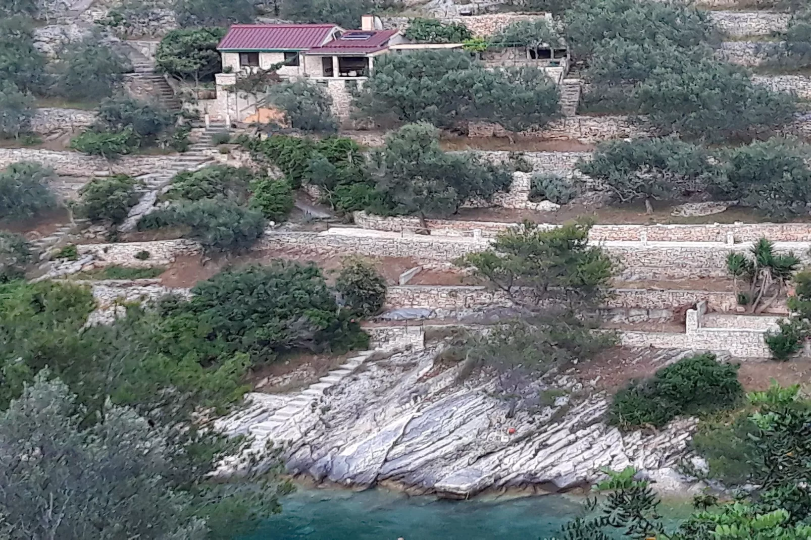 Stone House Oreb - Two Bedroom Holiday Home with Sea View-Buitenlucht