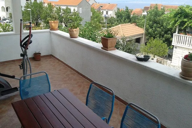 Apartments Magda - Duplex Three Bedroom Apartment with Balcony and Sea View (A1) - (ST)-Terras