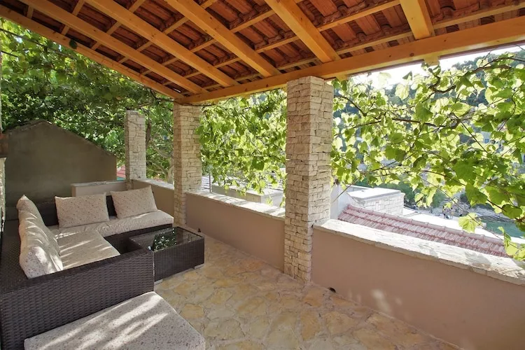 Stone House Mia - Two Bedroom Stone House with Terrace and Sea View-Terras