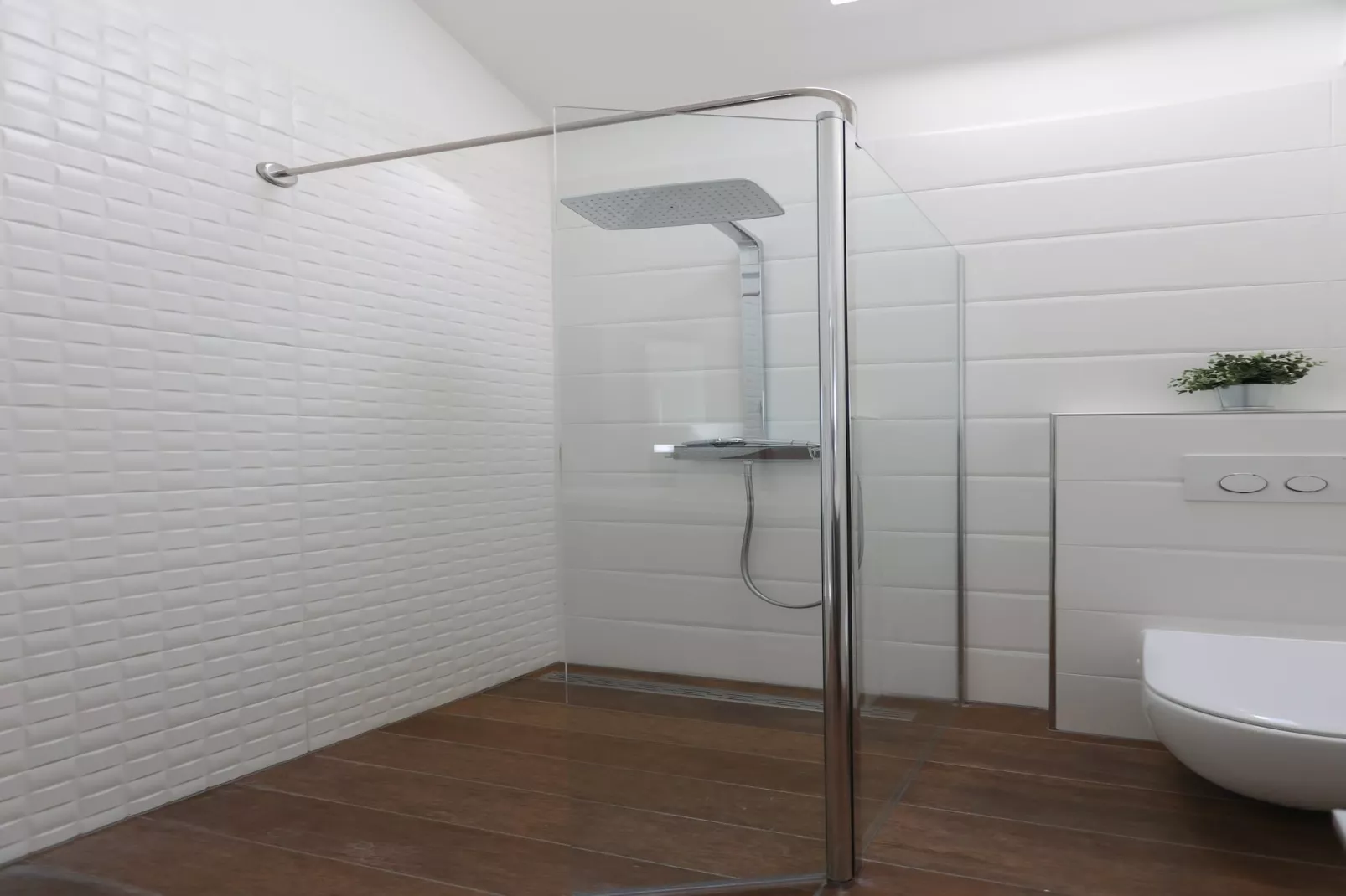 Apartment M&J - Comfort Two Bedroom Apartment with Terrace and Sea View (Škaro)-Badkamer