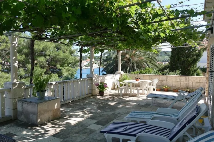 Apartment Kim- Two Bedroom Apartment with Terrace and Sea View-Terras