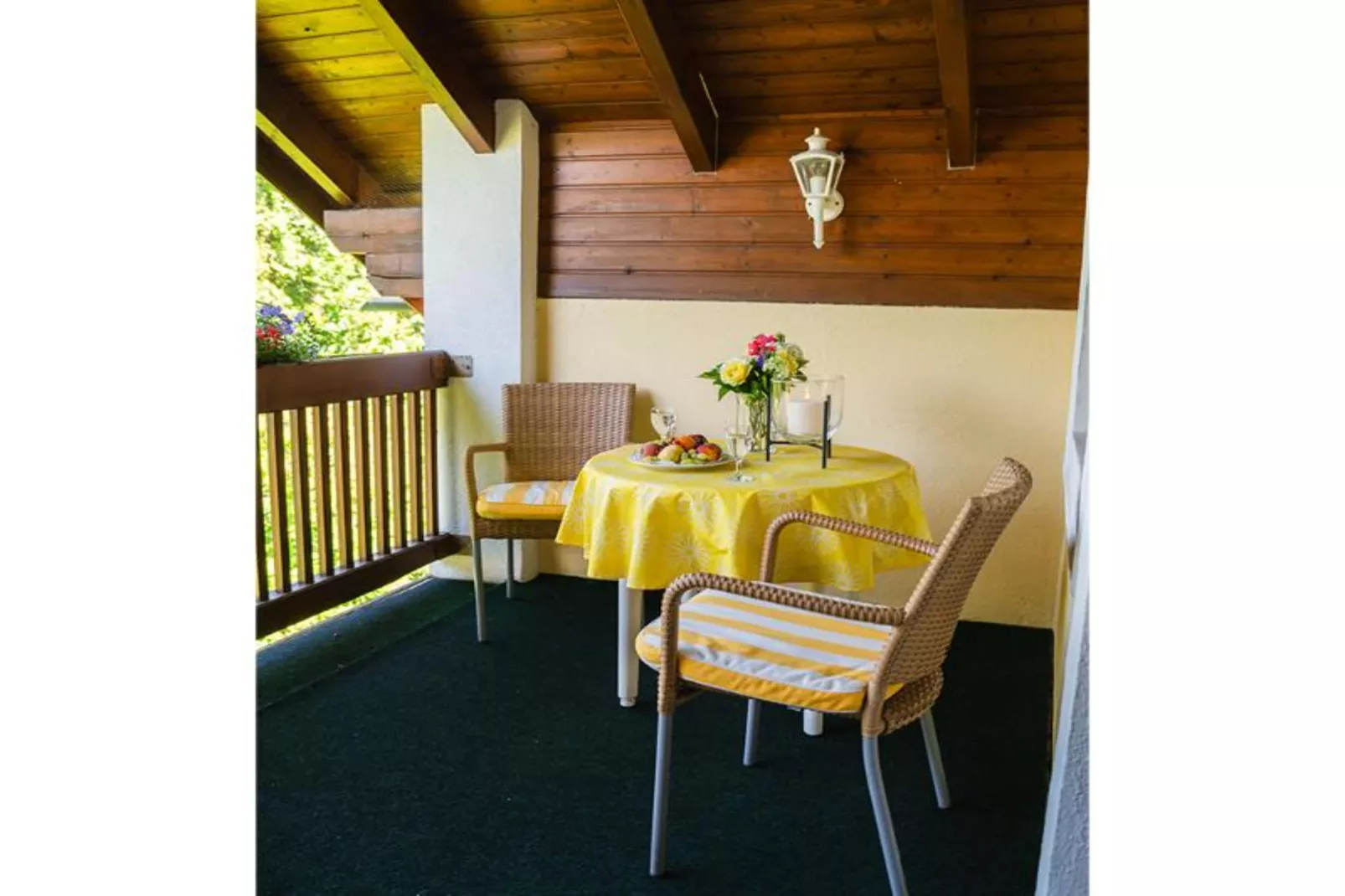 Sammareier Gutshof - Fewo 55qm 2OG-Terrasbalkon