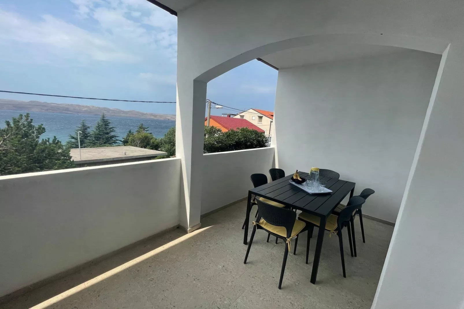 Apartments Sun 4 You - Two Bedroom Apartment with Balcony and Sea View (Apartment 2)-Terrasbalkon