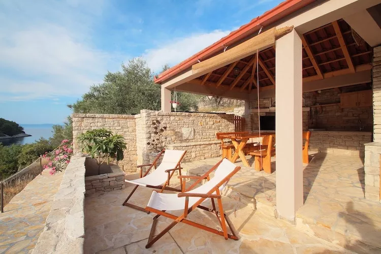 Stone House Mia - Two Bedroom Stone House with Terrace and Sea View-Terras