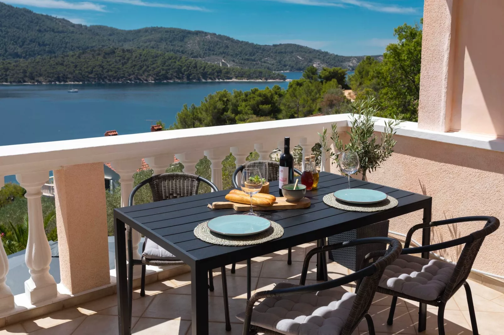 Holiday Home Diana - Five Bedroom House with Terrace and Sea View-Uitzicht