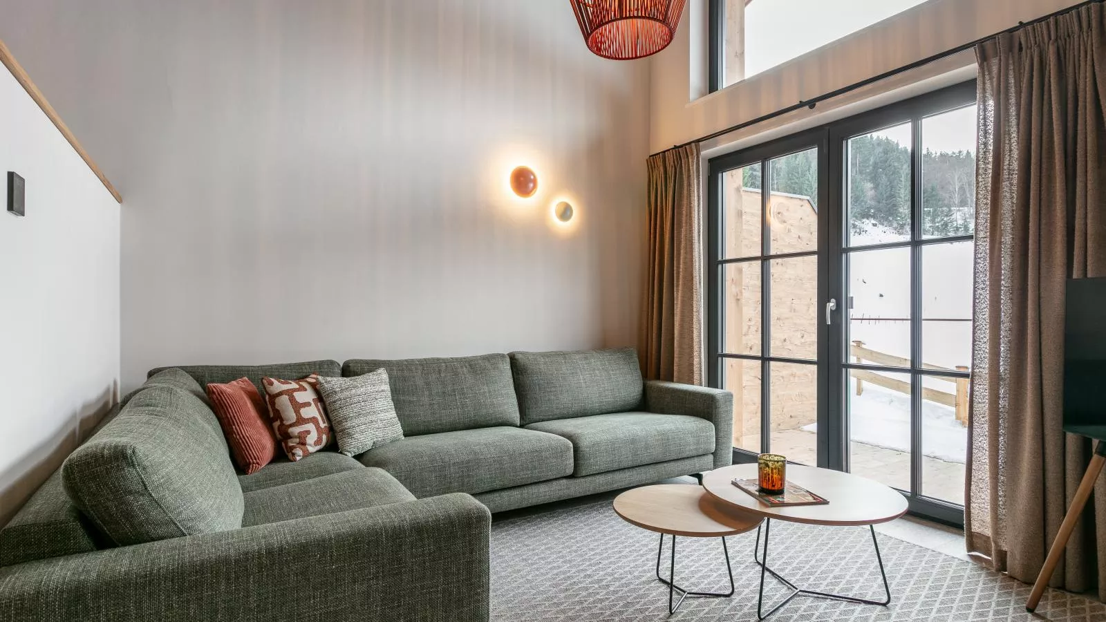 Tauernlodge Eben E1 - Woonkamer