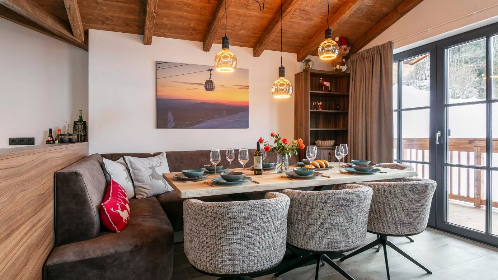 Tauernlodge Eben D4-Eetkamer