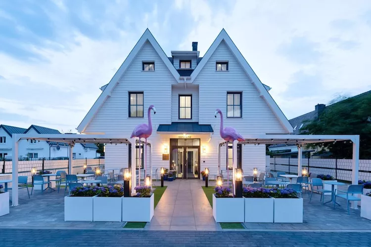 Apartament z balkonem na pierwszym piętrze