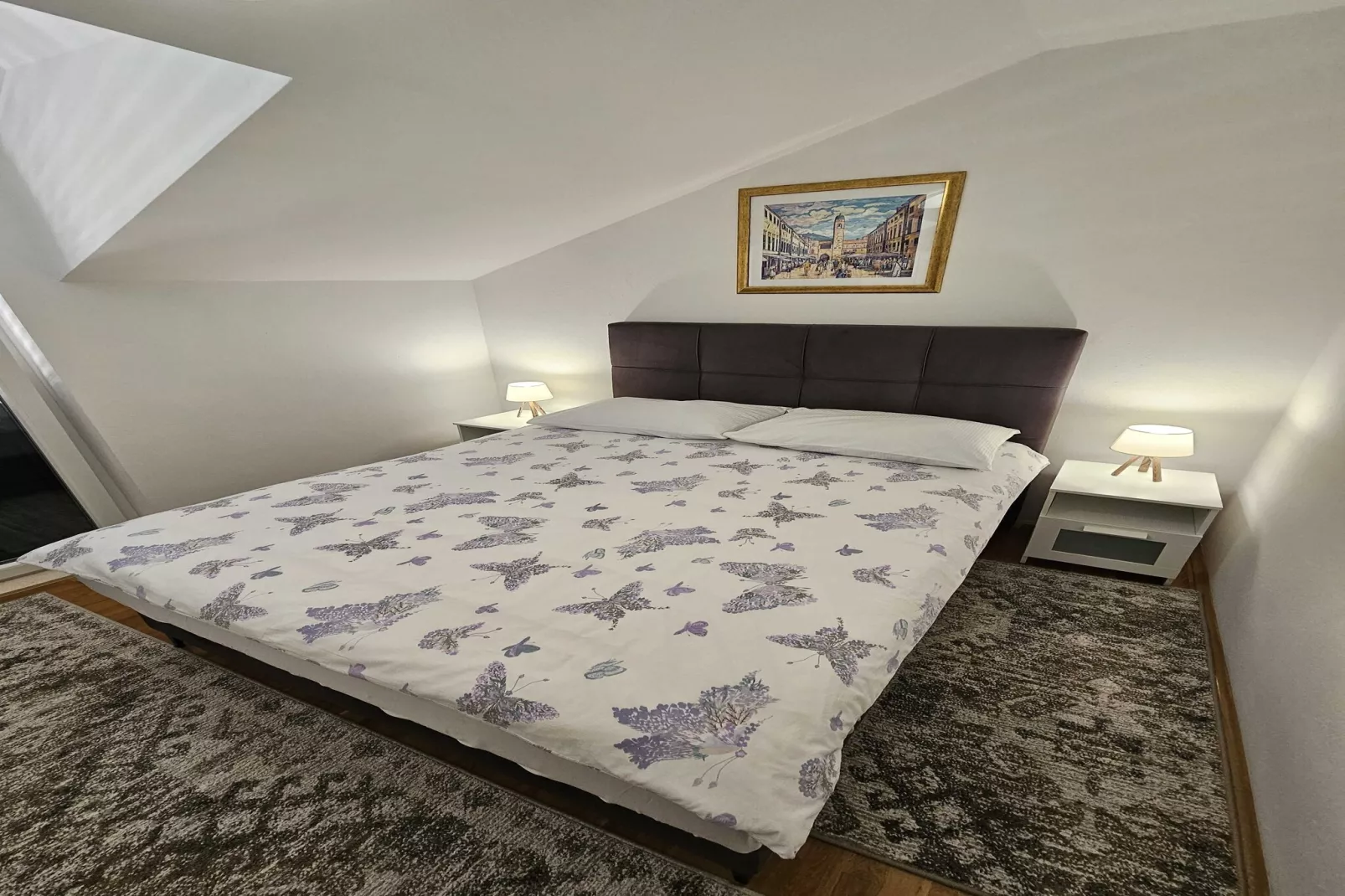 Apartment Kola - Two Bedroom Apartment with Balcony and Sea View (2) - Slaapkamer