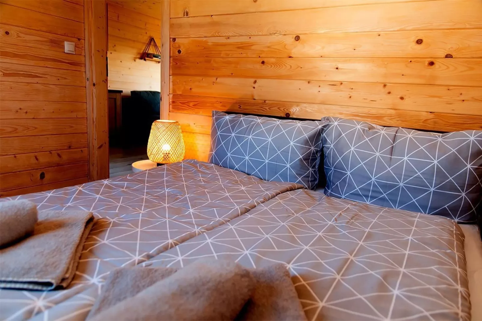 	Domki wakacyjne z basenem Gąski-Slaapkamer